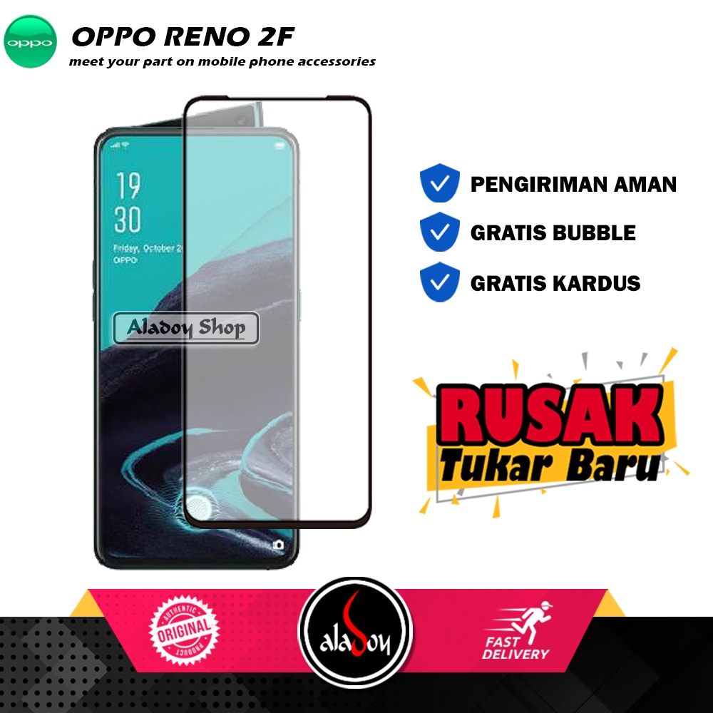 Tempered Glass Oppo Reno 2F Anti Gores Layar Screen Protector