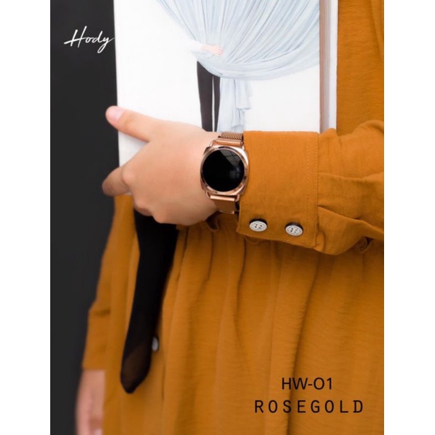 Ready Hody Watch HW-01 Garansi Original Digital Jam Tangan Hody Digital Touch Screen Magnetic Bukcle Tali Rantai Pasir Jam Tangan LED Jam Tangan Wanita TERLARIS BEST SELLER Jam Tangan Pria Universal HW 02-4