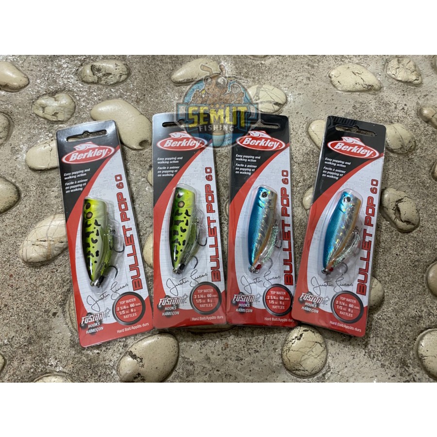UMPAN BERKLEY MINI POPPER 60 TOPWATER 60mm 6gram