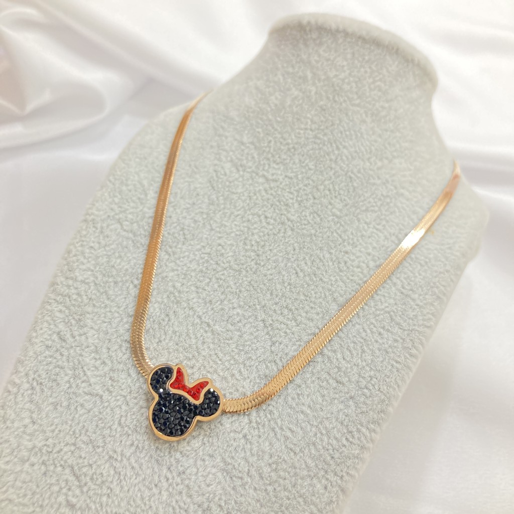 Kalung Titanium Liontin Mata Anti Karat Aksesoris Perhiasan