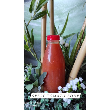 

Spicy Tomato Soup - Tomyum Instan Sehat - Sup instan - Sup homemade