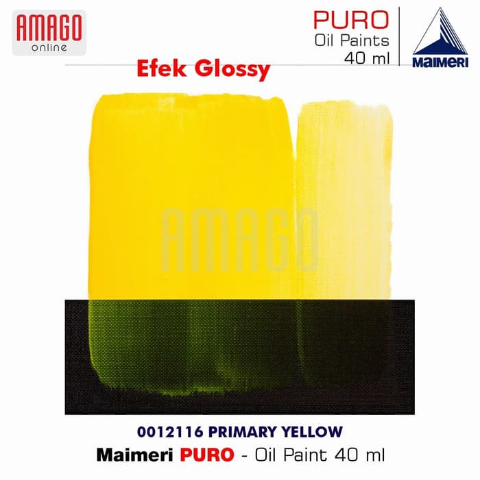 MAIMERI PURO - OIL PAINT - PRIMARY YELLOW - 40ML - M0012116