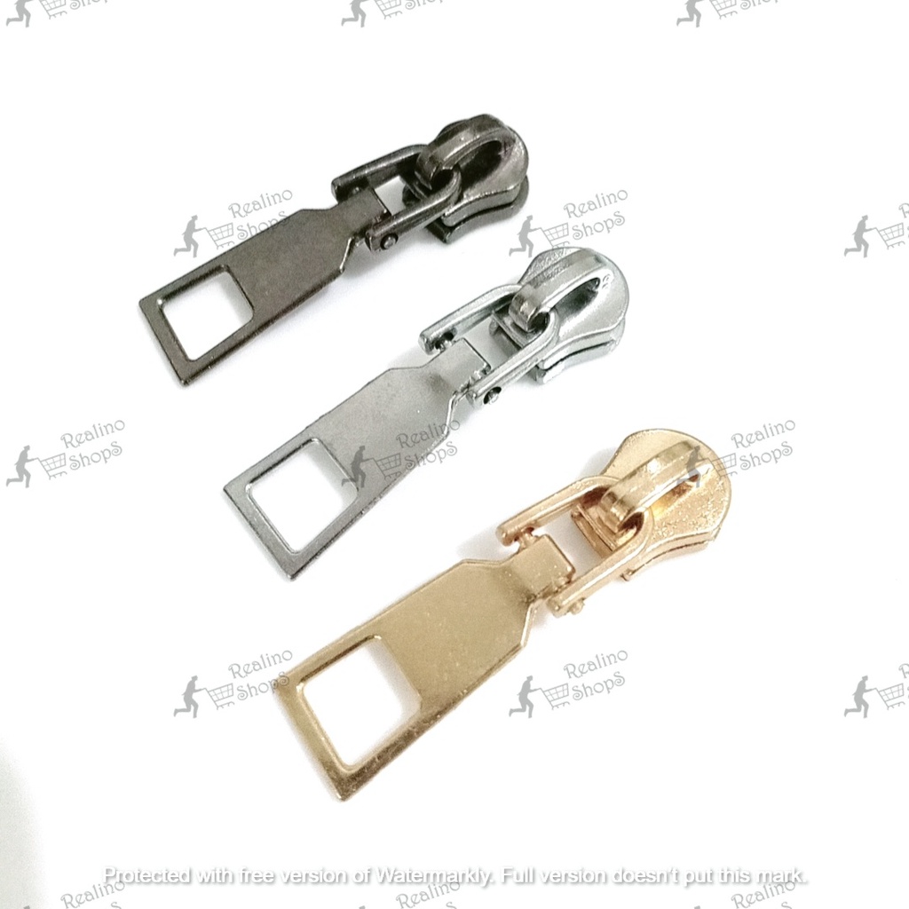 KEPALA RESLETING PATAH NO 5 GRADE B - BESI - AKSESORIS TAS