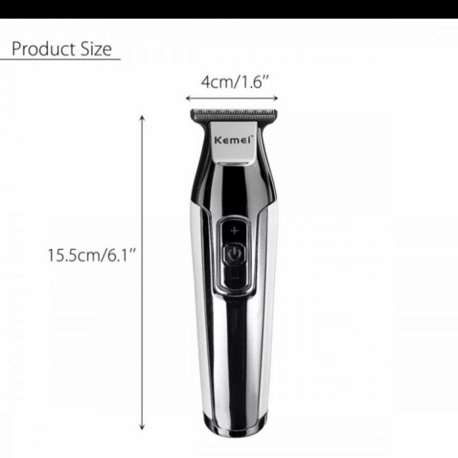 Alat Cukur Rambut Cas Kemei KM-5027 Lcd Display - Hair Trimmer Km 5027