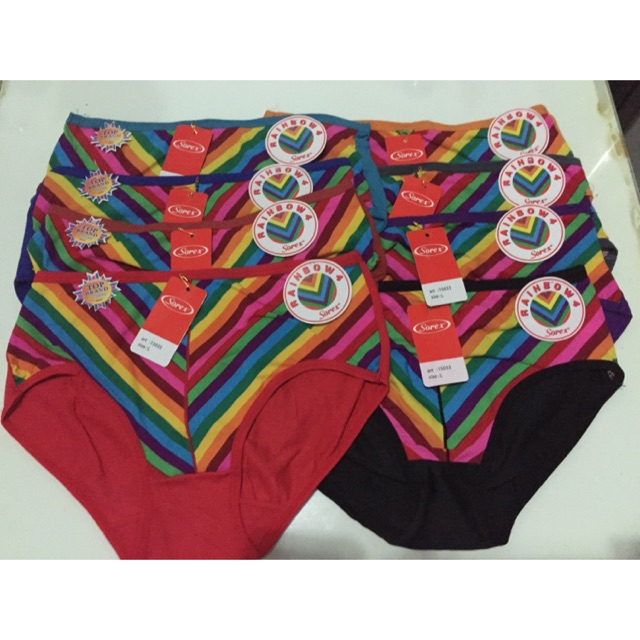 Celana dalam sorex rainbow