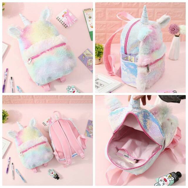 Tas Ransel bulu #like justice