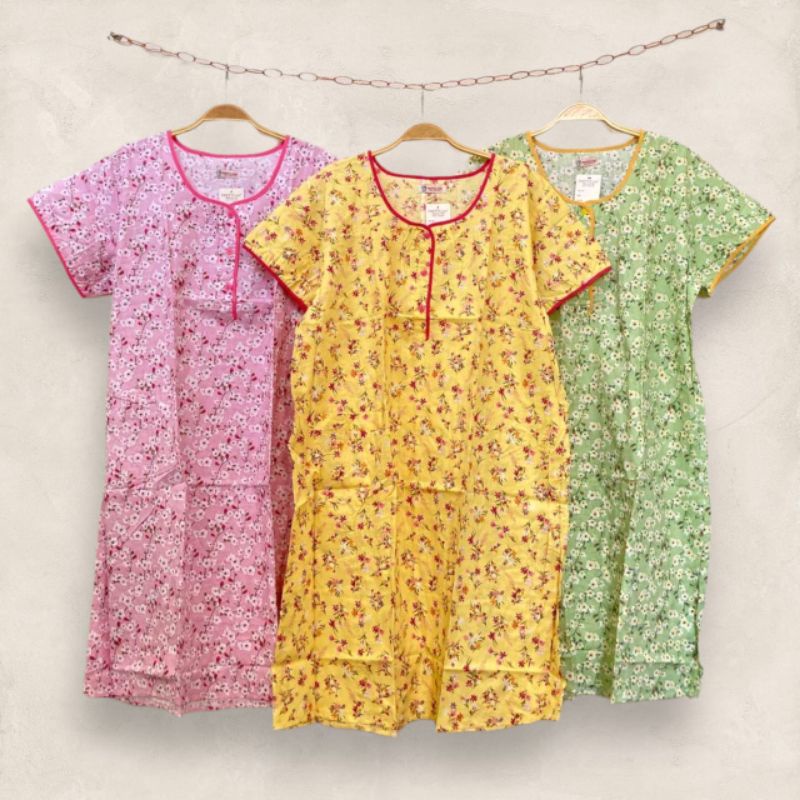 Daster katun jepang jumbo bumil busui