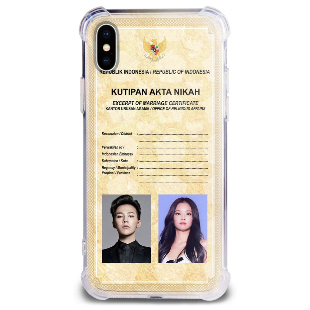 Akta Nikah Softcase Iphone 6 7 8 X 6+ 11 Realme c11 6 pro c15 c12 vivo y30 y50 y19 v19 Redmi 9a 9 8a