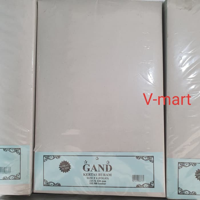 

Dijual Kertas Buram F4 folio / stensil putih Murah