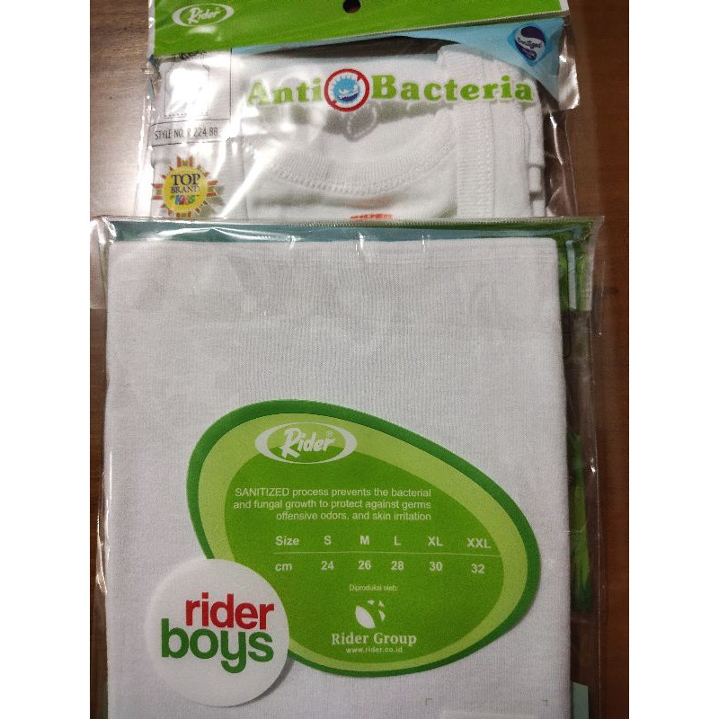 SINGLET RIDER ANAK LAKI LAKI POLOS R 224 BBP