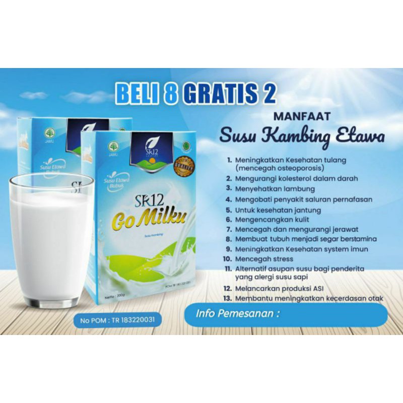 

susu paling laris susu Kambing etawa Gomilku