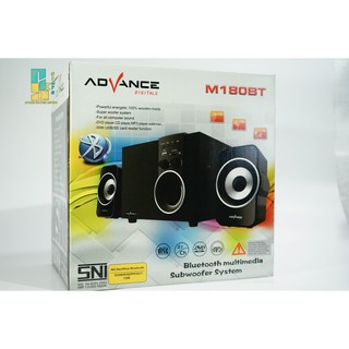 Speaker Advance Aktif Portable M180BT Bluetooth Subwoofer