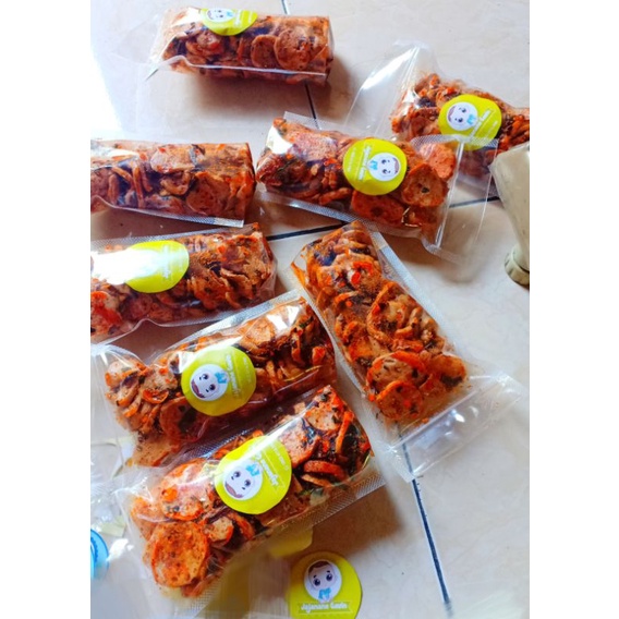 

basreng pedas daun jeruk dan original daun jeruk