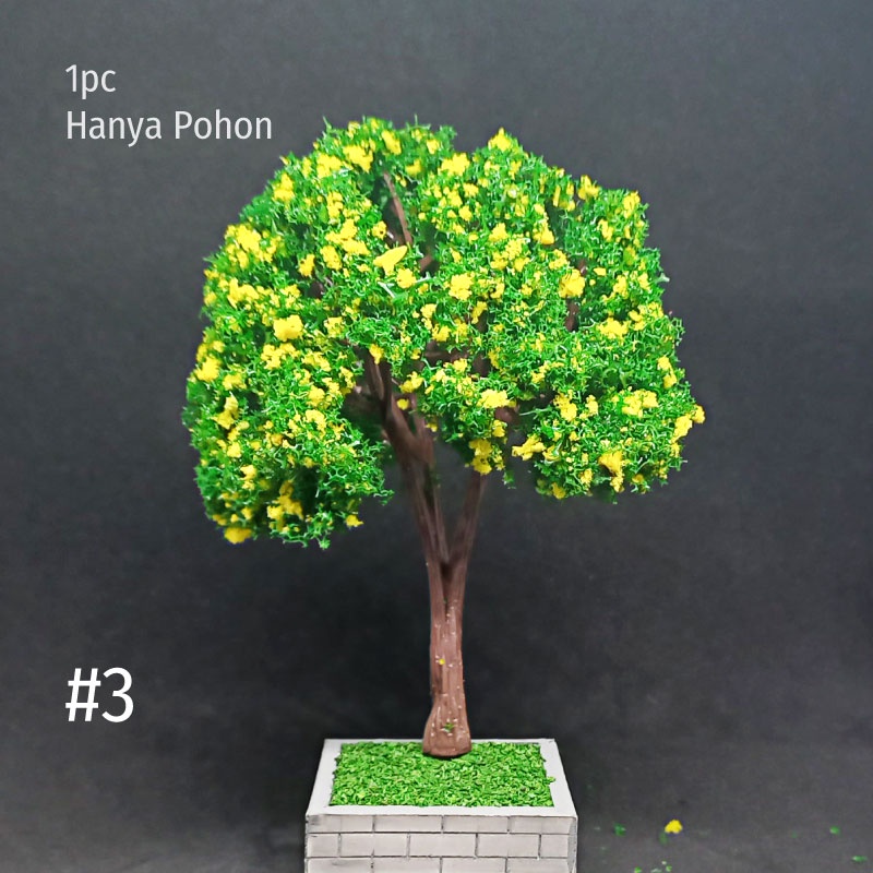 Maket Pohon Bunga Miniatur Tanaman 9.5 Cm - MNB73