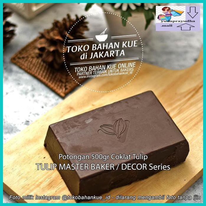 

54Etr7U- Master Decor Dark Chocolate Cokelat Tulip Compound Coklat Batang 500Gr 9Uhhjt7-