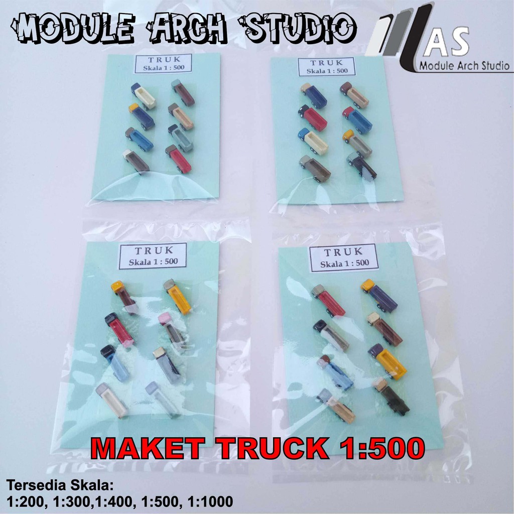 Maket Truck Skala 200-500 - Miniatur Truck