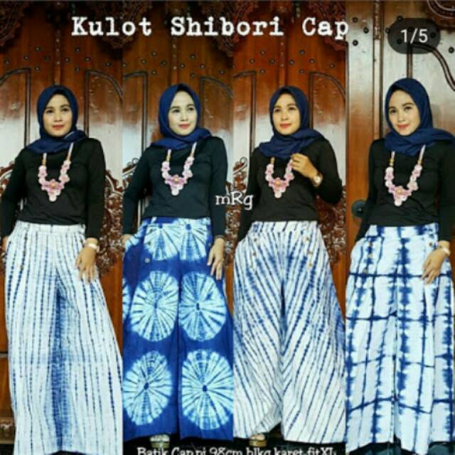 Jual Kulot shibori cap
