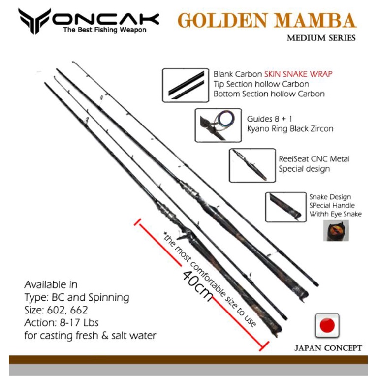 JORAN ONCAK GOLDEN MAMBA 180/198cm