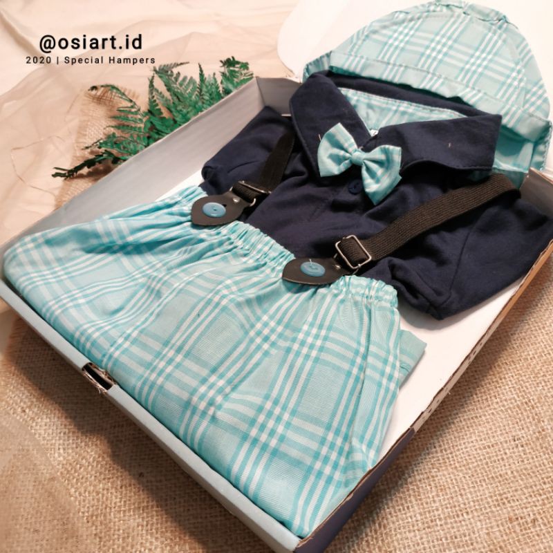 [Ready Stock] Osiart.id Hampers Bayi Laki-laki Baby Boy Newborn Set Baju Baby Hampers Gift