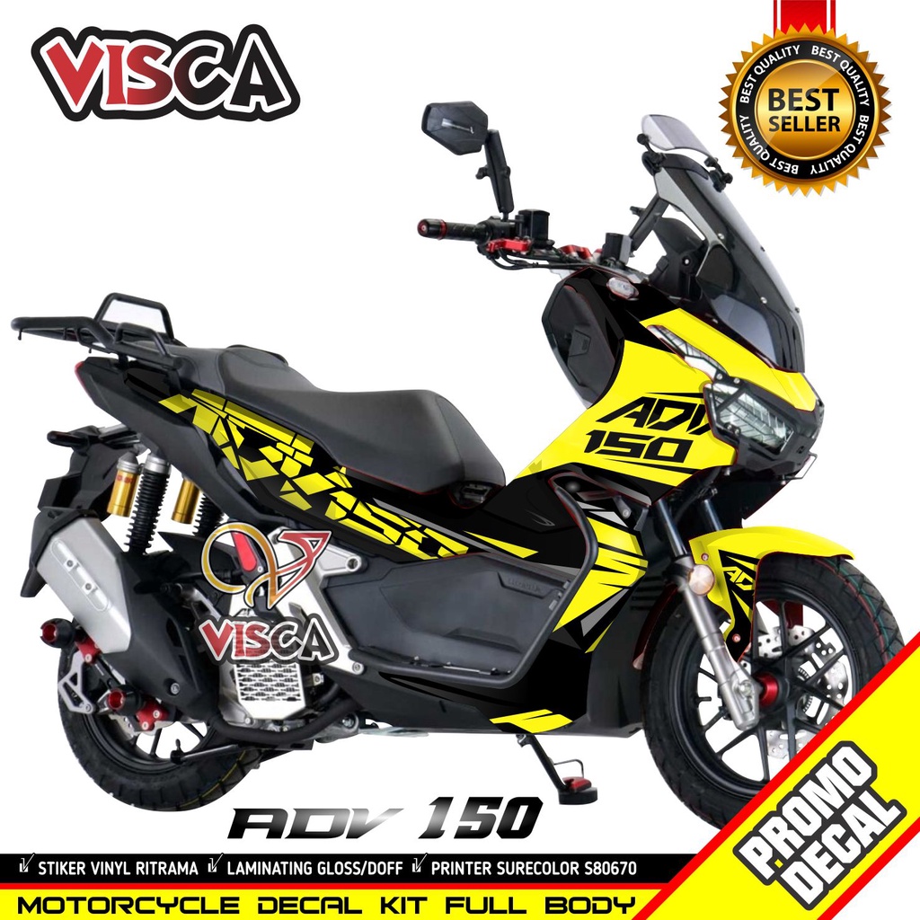 Decal Adv 150 Full Body Stiker Adv 150 Full Body Stiker Motor Honda Adv 150 Full Body Decal Hologram