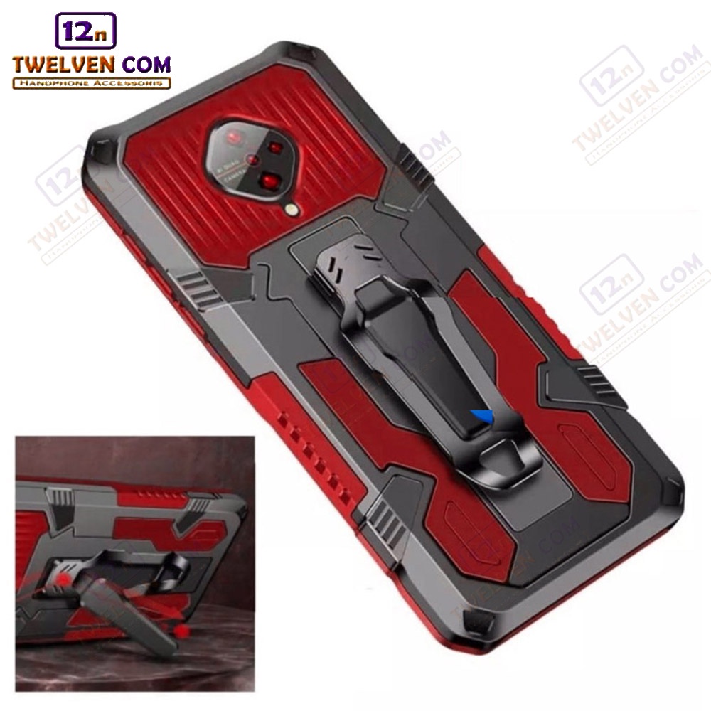 Case Shockproof Vivo S1 Pro / V17 / V17 pro / V19 / V20 / V20 SE / V21 / V23 5G / V23e - Armor Hardcase Stand Clip