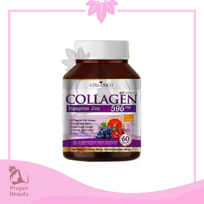 DISKON -  COLLA RICH / COLLARICH COLLAGEN TRIPEPTIDE ZINC THAILAND