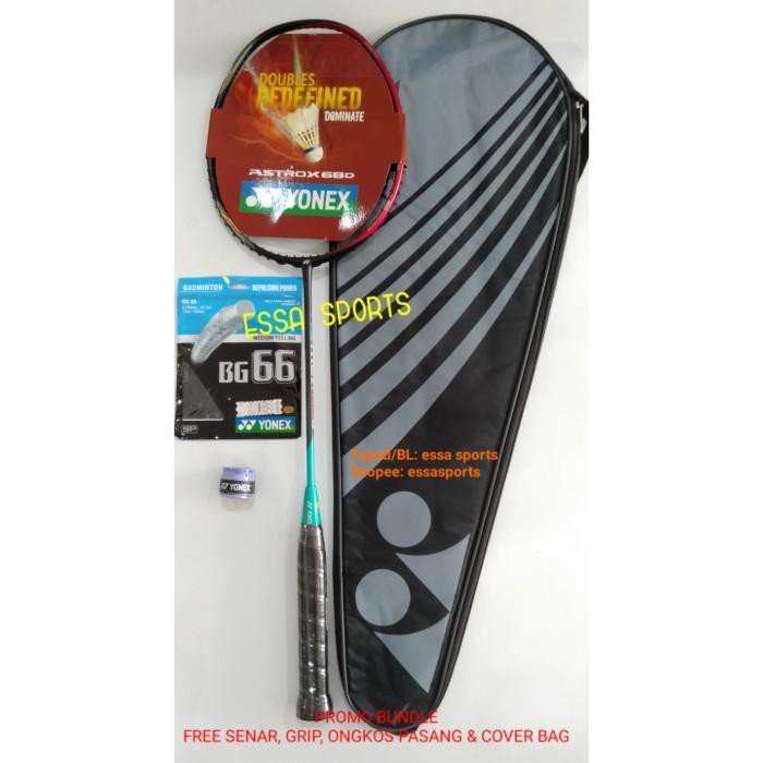 mantul habis badminton RAKET YONEX ASTROX 68D DOMINATE (FREE ONGKOS PASANG SENAR)
