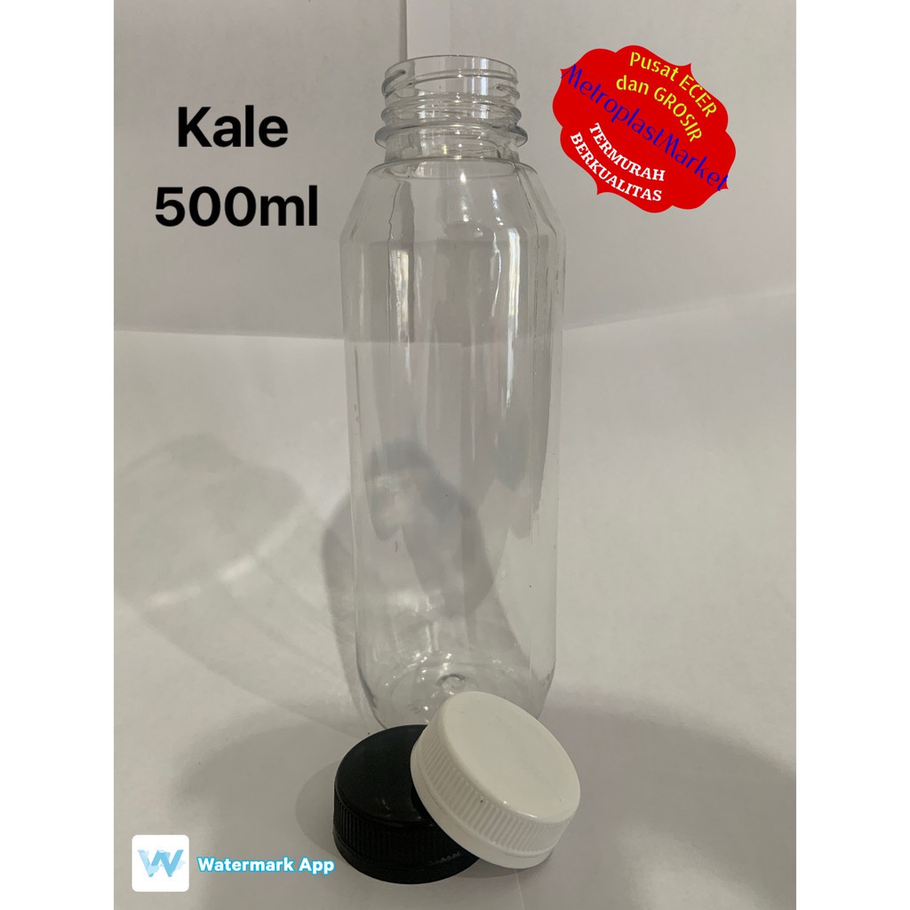 Jual Botol Kale 500 Ml Eco Bulat Botol Jus 500 Ml Botol Kopi 500 Ml Botol Plastik 500 Ml Ojol 4351