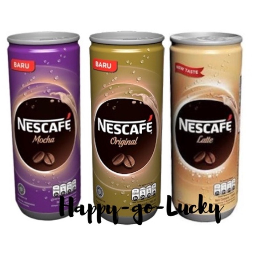 

Nescafe Original / Mocha / Latte Can Kaleng 240 ml