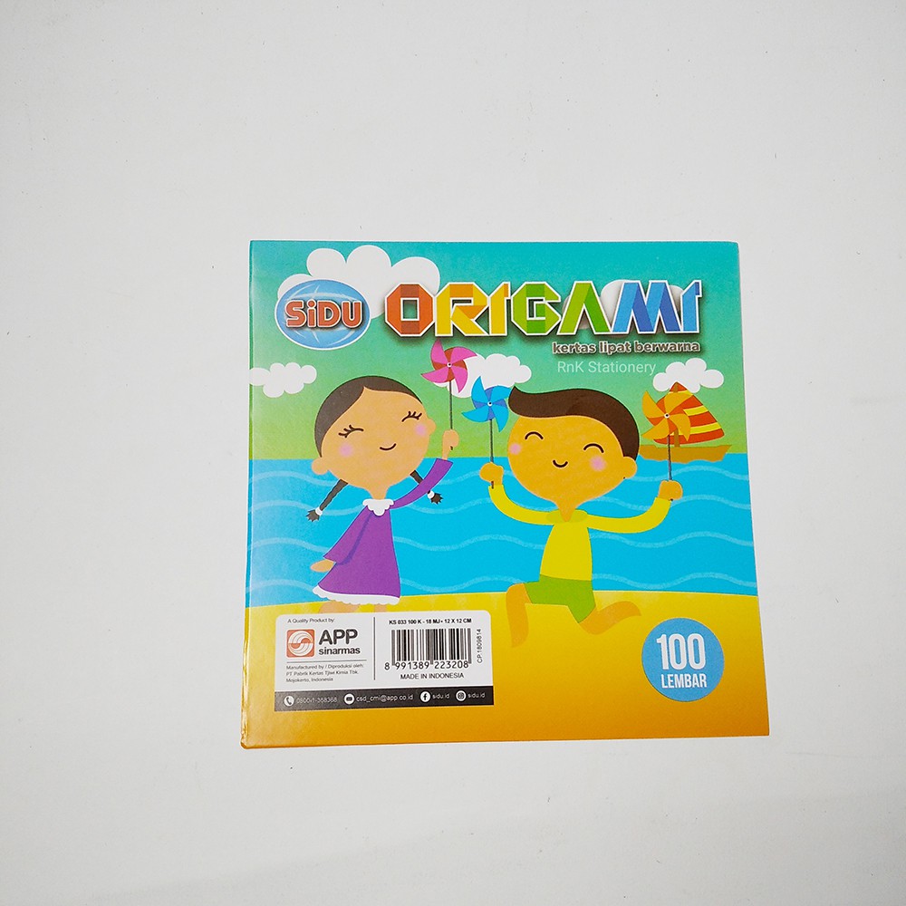 

SIDU ORIGAMI KECIL 12 X 12 CM 100 LEMBAR KERTAS LIPAT WARNA