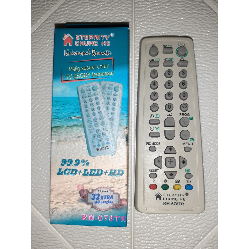 Remot Remote TV Multi Sony TABUNG LCD LED RM 678 no setting