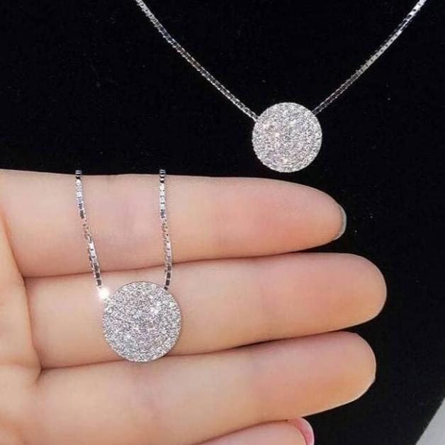 Kalung Liontin Titanium, Perhiasan Wanita Asli Xuping Murah Titanium Antikarat Highquality