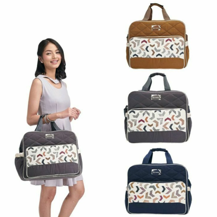 Snobby Tas Bayi Besar Artsy Series Saku Print | Tas Bayi Jumbo | SNOBBY TAS BAYI BESAR TPT5871