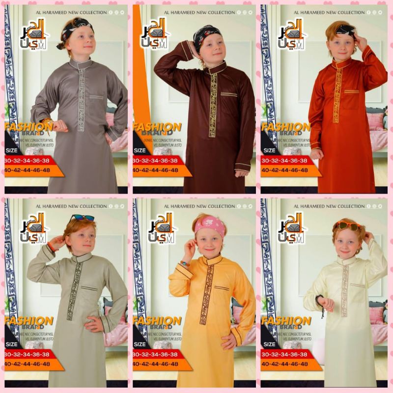 Jubah Al Haromain khusus ANAK dan REMAJA (100% IMPORT ORIGINAL)