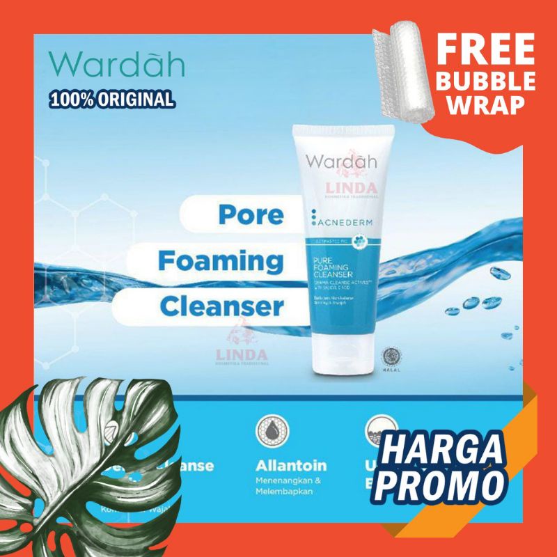 WARDAH ACNEDERM PURE FOAMING CLEANSER 60ML