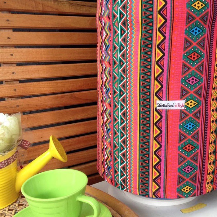 Cover dispenser / Cover galon - Tribal pink Cover Galon