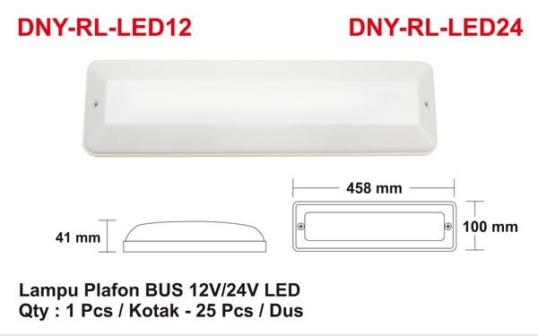 Ready Stok Lampu Plafon Bus LED