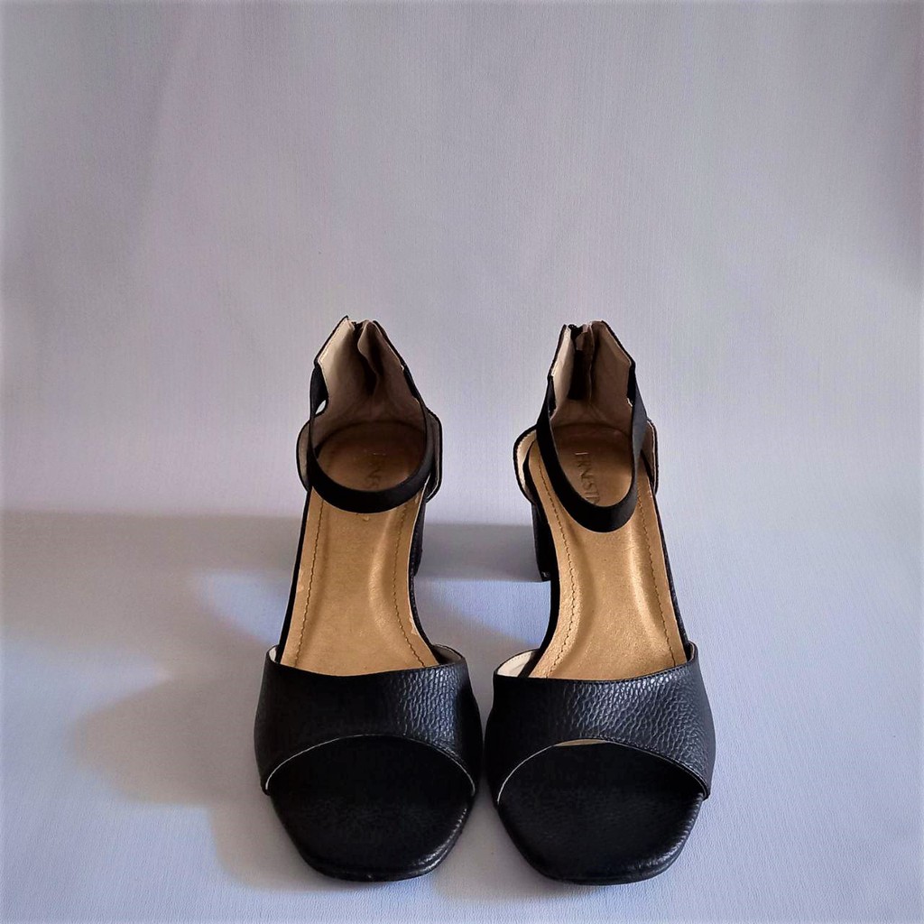 PRELOVED Ernestine Black Block Heels