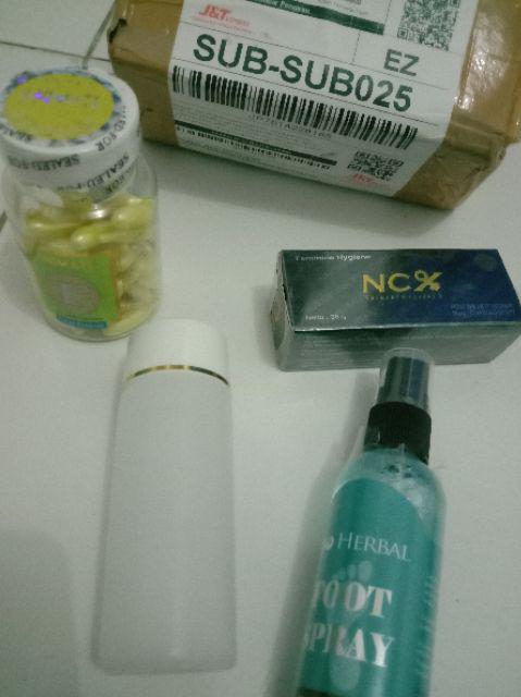 Jual Botol Wadah Tabung Plastik Kosmetik Putih (indu-23) Murah