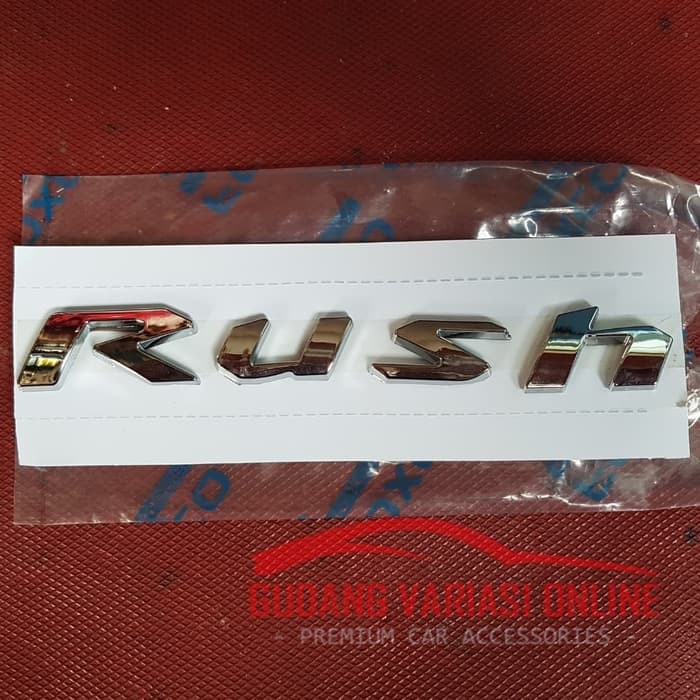 Update 2019 Engine Hood Emblem Rush 2018   Logo All New Rush   Emblem All New Rush Limited