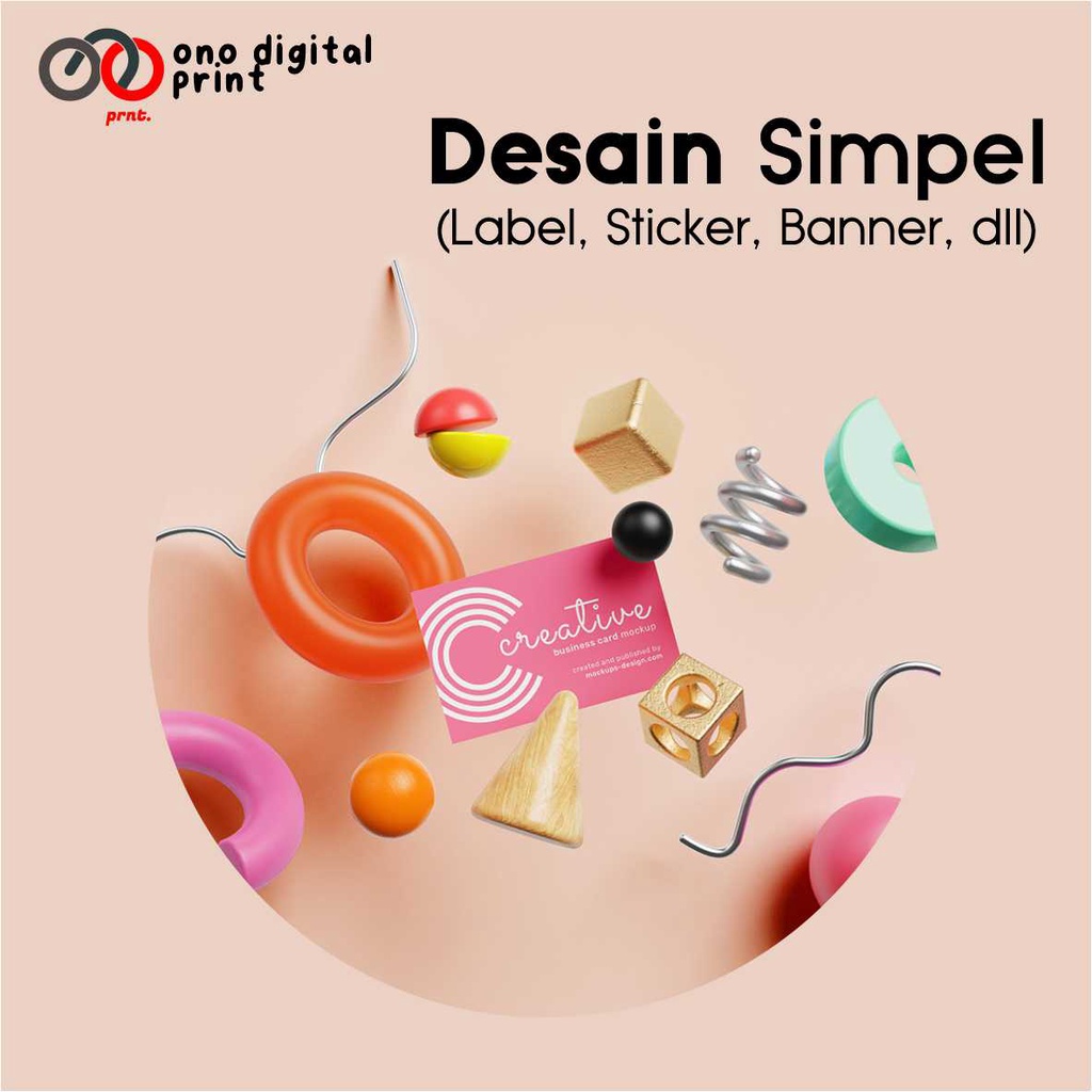 

Desain Simpel/ Desain Banner, Sticker, Roller dll