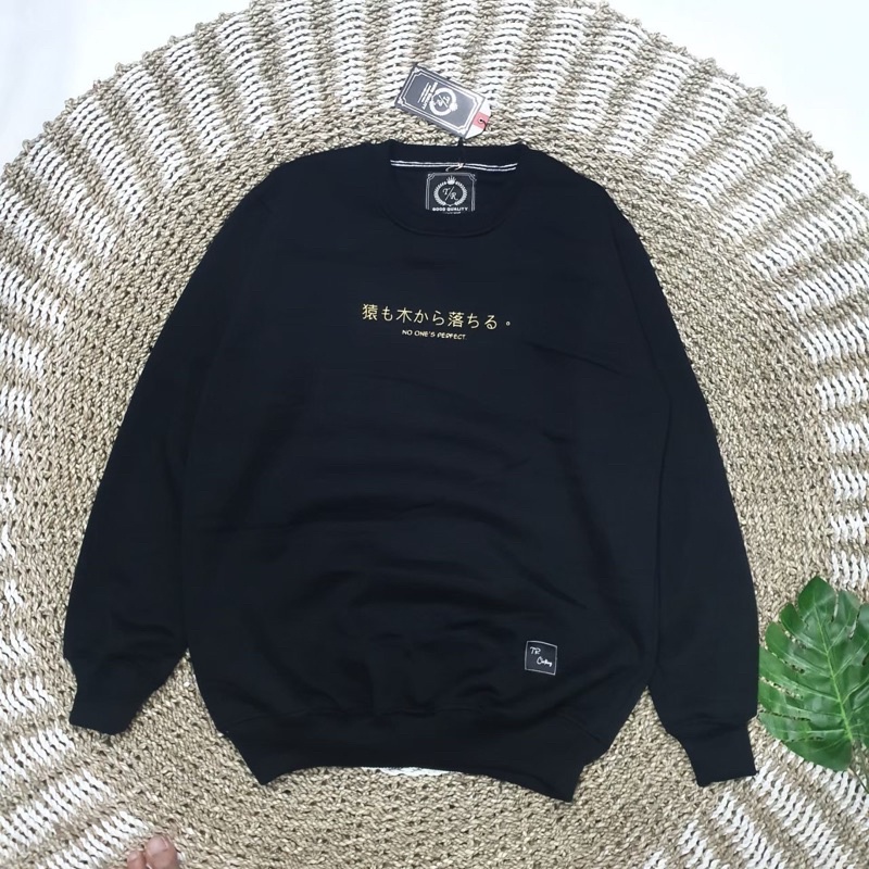 SWEATER CREWNECK PRIA BLACK INSOMNIA ORIGINAL WANITA SWITER DISTRO SWEATSHIRT EIGHT DISTRO-Crewneck 12