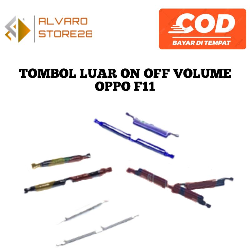 Tombol Luar Power On/Off + Volume OPPO F11