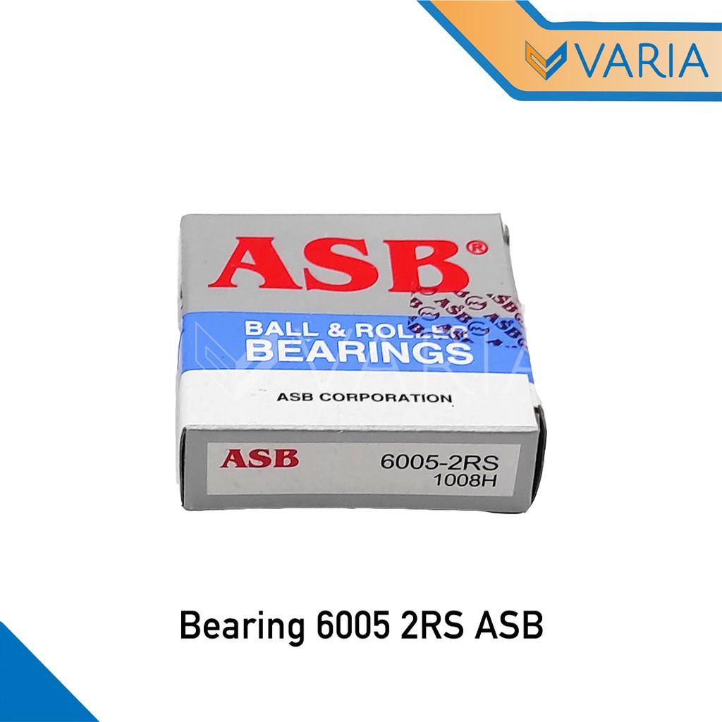 Bearing / Laher 6005 2RS Tutup Karet Double ASB