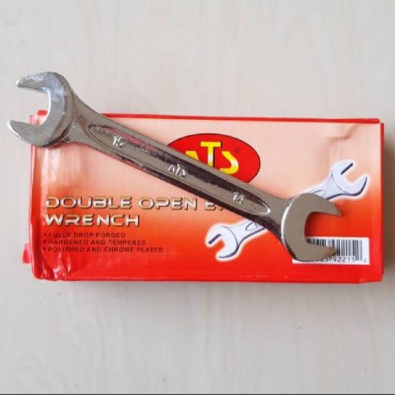 KUNCI PAS ATS BERBAGAI UKURAN / DOUBLE OPEN ENDED WRENCH ATS