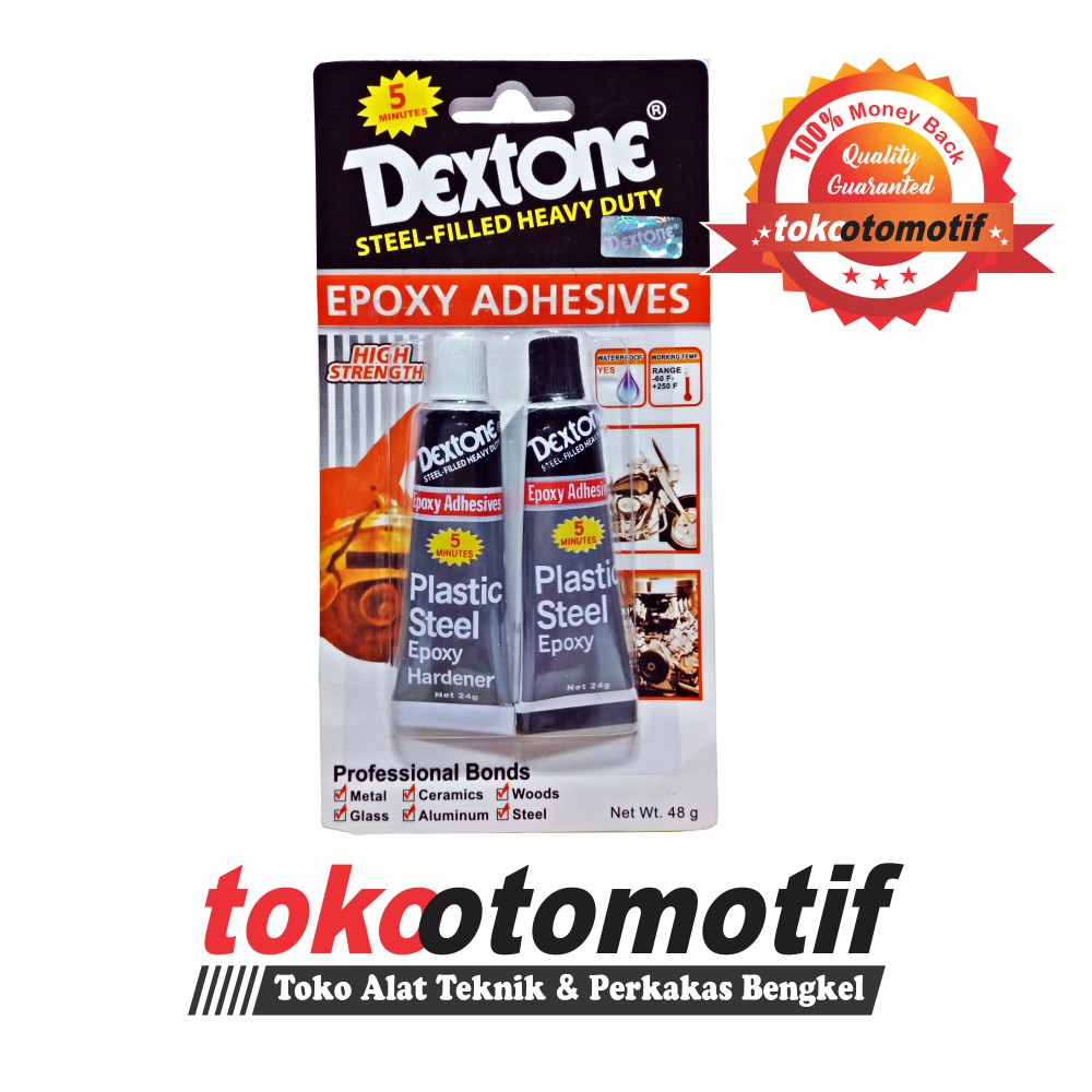

Dextone 5 Menit (Epoxy Adhesives) 48 G / Lem Besi ( Top Quality )