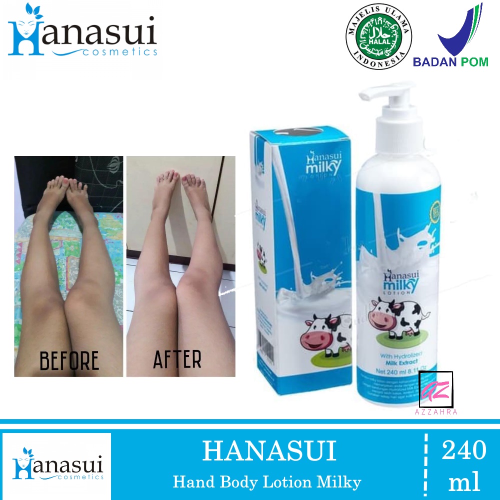 HANASUI Hand Body Lotion Milk - 240ml / Hand Body Lotion / Body lotion