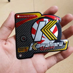 emblem knalpot racing kawahara