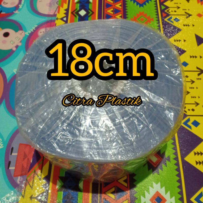 Plastik Shrink lebar 18cm roll besar