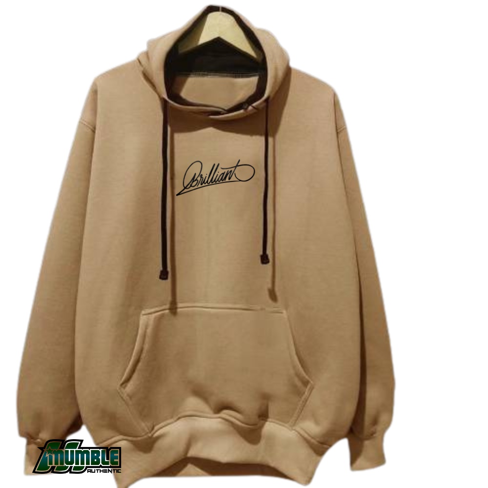 Sweater Hoddie Warna Cream Tua Aesthetic Kota Bandung Suiter Hoodie Pria Oversize Lengan Panjang Bahan Katun Flecee Tebal Unisex Kota Bandungng